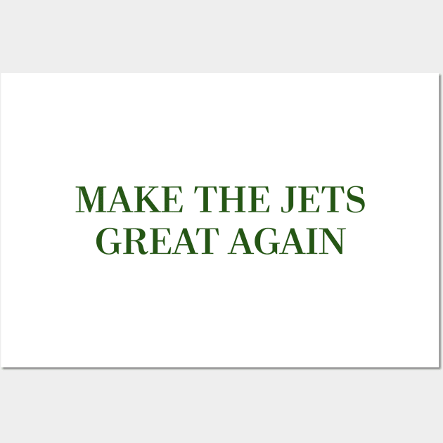 Make the Jets Great Again (White) Wall Art by ny_islanders_fans
